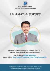 Poster Ucapan Selamat Prof. M. Ali Zulfikar