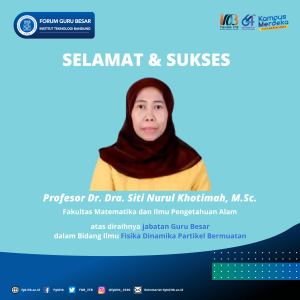 Ucapan Selamat Prof. Siti Nurul Khotimah (FMIPA)