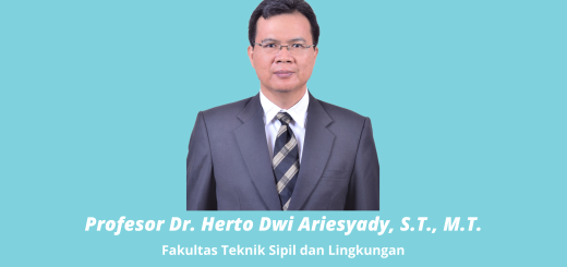 Ucapan Selamat Prof. Dr. Herto Dwi Ariesyady, S.T., M.T. (FTSL)