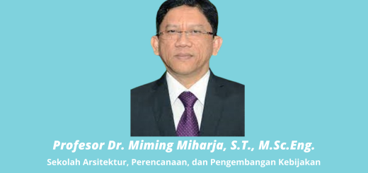Ucapan Selamat Prof. Dr. Miming Miharja, S.T., M.Sc.Eng. (SAPPK)