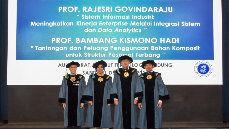 Orasi Ilmiah Guru Besar ITB Prof. Rajesri Govindaraju dan Prof. Bambang Kismono Hadi