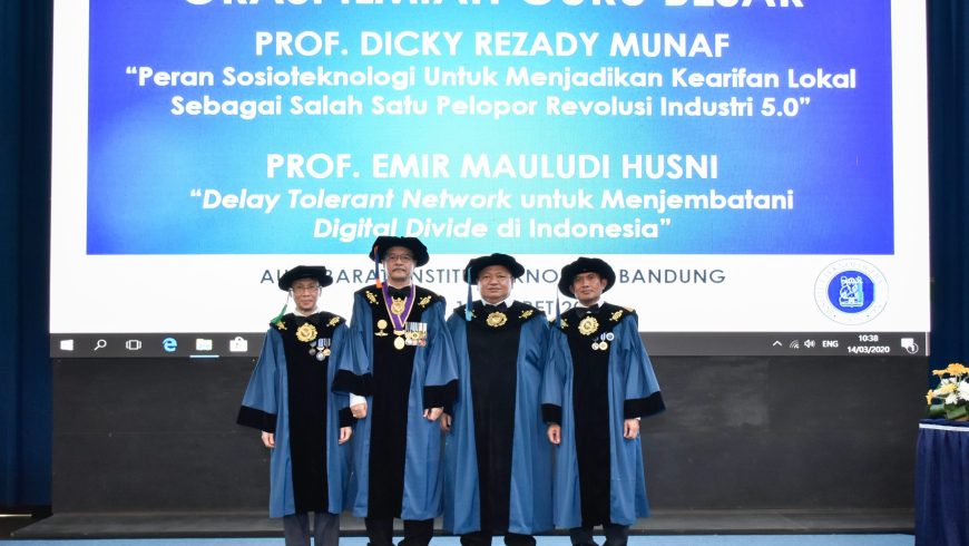 Orasi Ilmiah Guru Besar ITB Prof. Dicky Rezady Munaf dan Prof. Emir Mauludi Husni