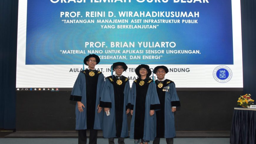 Orasi Ilmiah Guru Besar ITB Prof. Reini Wirahadikusumah dan Prof. Brian Yuliarto