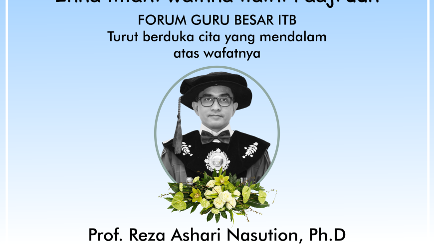 Berita Duka – Prof. Reza Ashari Nasution – Sekolah Bisnis dan Manajemen (SBM) ITB