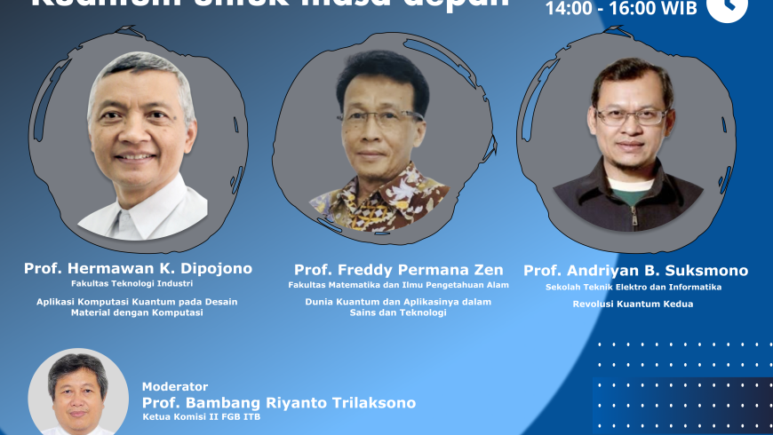 Webinar FGB ITB Future Science and Technology Talk