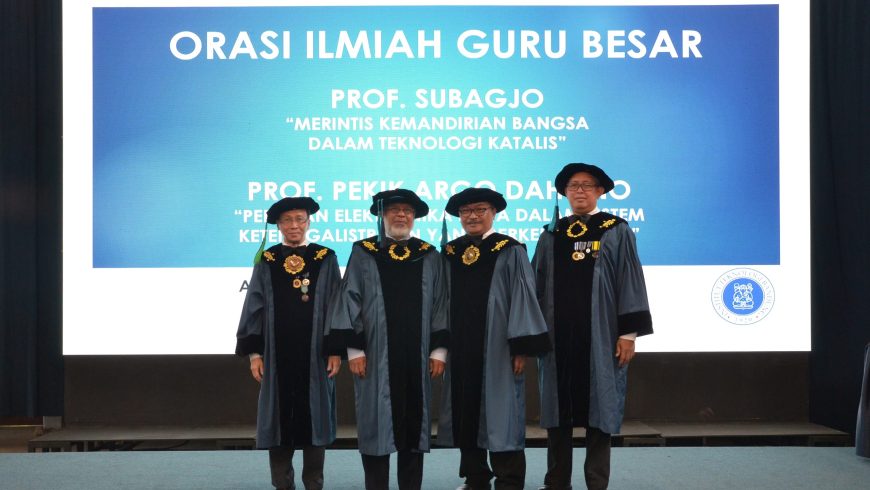 Orasi Ilmiah Guru Besar Prof. Subagjo dan Prof. Pekik Argo Dahono