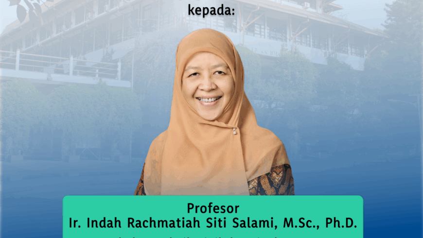Selamat dan Sukses atas diraihnya Jabatan Guru Besar